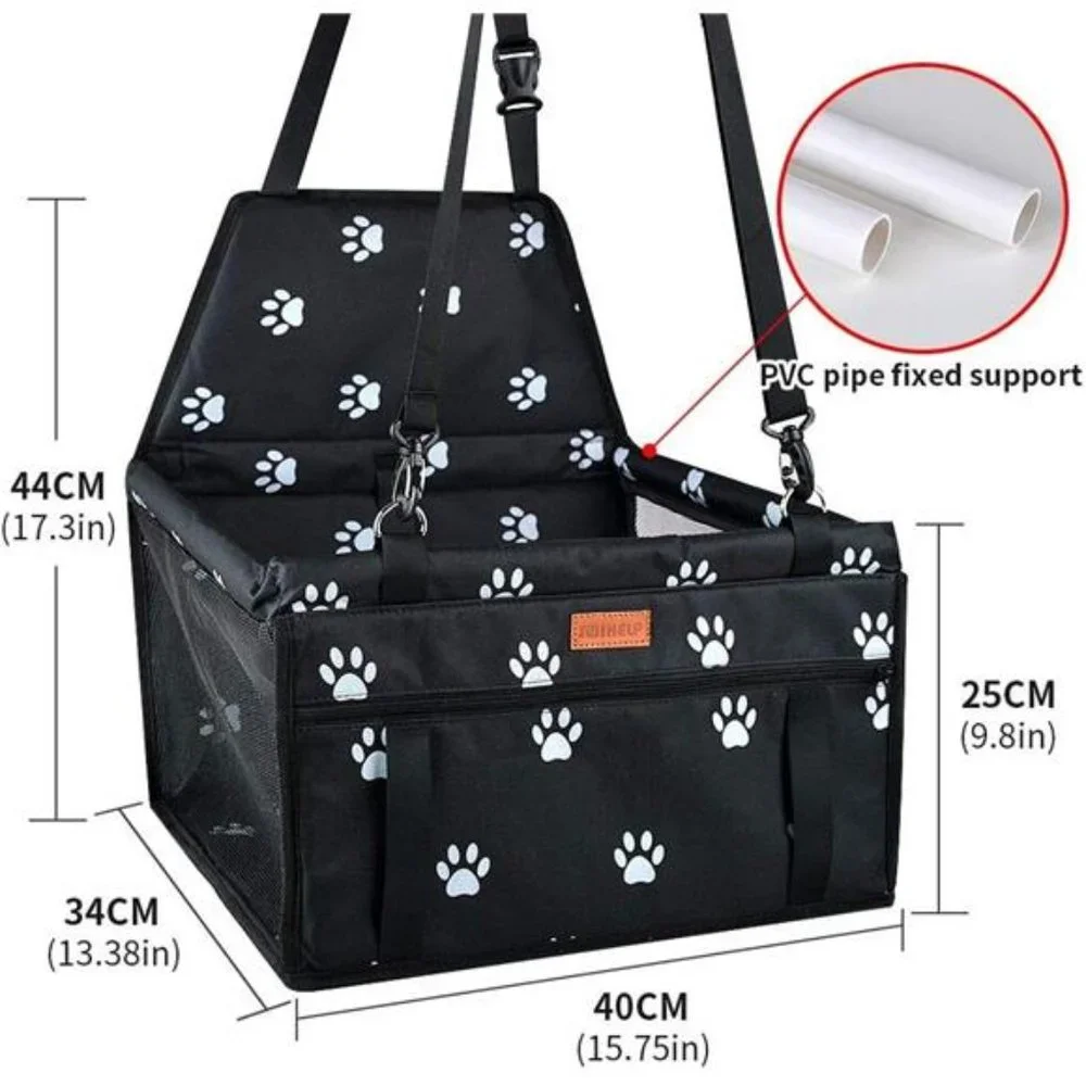 Dog Car Seat Puppy Portable Pet Booster Car Seat, Perfect for Small Pets